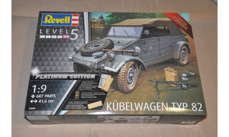 Revell. Kübelwagen Typ 82 Platinum Edition, сборная модель автомобиля, scale8, Revell (модели)