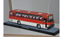 ClassicBus. Икарус IKARUS 256.54 (1985), красно-белый, масштабная модель, 1:43, 1/43