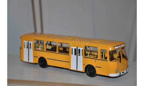 СовА. ЛИАЗ-677М городской (жёлтый), масштабная модель, 1:43, 1/43, Советский Автобус