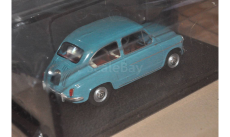 Altaya. FIAT 600D 1960, голубой, масштабная модель, scale24