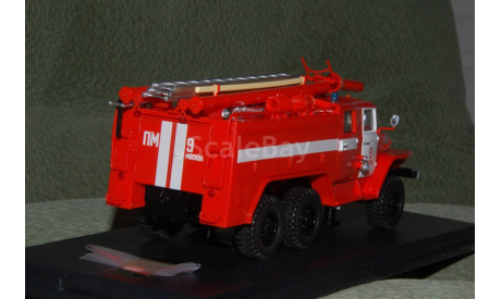 SSM. АЦ-40(375Н)Ц1А ПЧ №9 г. Москва. Пожарная, масштабная модель, scale43, Start Scale Models (SSM), УРАЛ