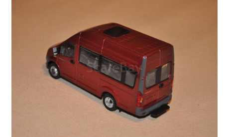 НАП. ГАЗель Next A65R22 пассажирская, темно-красный, масштабная модель, scale43, Наш Автопром
