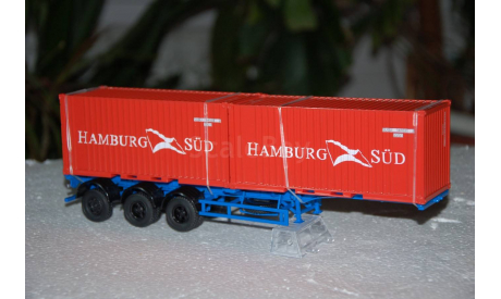 АИСТ. МАЗ-938920 с контейнерами Hamburg Sud, масштабная модель, 1:43, 1/43, Автоистория (АИСТ)