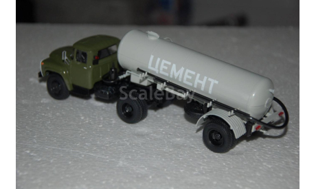 АИСТ. ЗИЛ-130В1 с полуприцепом ТЦ-4, масштабная модель, scale43, Автоистория (АИСТ)