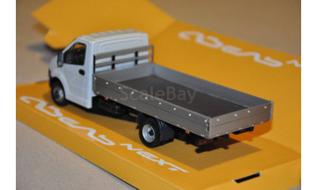 НАП. ГАЗель NEXT A21R33 бортовой, белый, масштабная модель, scale43, Наш Автопром