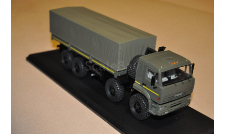 SSM. КАМАЗ-6560 бортовой (с тентом), масштабная модель, scale43, Start Scale Models (SSM)