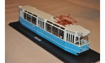 SSM. Трамвай ЛМ-68 (бело-голубой), масштабная модель, scale43, Start Scale Models (SSM)