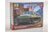 Авто в деталях. Кит Гусеничный транспортер-тягач ГТ-Т  SSM 3024AVD, сборная модель автомобиля, AVD Models, scale43