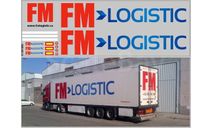 Декаль. Набор декалей транспортная компания FM-LOGISTIC. DKP0202, фототравление, декали, краски, материалы, maksiprof, ГАЗ, scale43