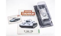 Наши Танки №2, T-34-76 Гром сражений (перевыпуск), журнальная серия масштабных моделей, scale43