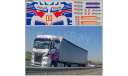 Декаль. Камаз 54901 A’DVA Trucking вариант 1 DKM0980, фототравление, декали, краски, материалы, maksiprof, scale43