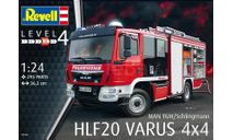 Revell. Кит Пожарная машина Schlingmann HLF 20 VARUS 4x4, сборная модель автомобиля, 1:24, 1/24, AVD Models