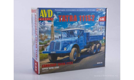 Авто в деталях. Кит Tatra 111S2. SSM 1586AVD, сборная модель автомобиля, scale43, AVD Models