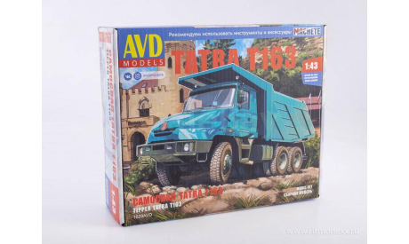 Авто в деталях. Кит TATRA-T163 Ямал. SSM AVD 1628AVD, сборная модель автомобиля, scale43, AVD Models