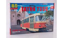 Авто в деталях. Кит Трамвай TATRA T3SU. SSM AVD 4060AVD, сборная модель автомобиля, AVD Models, scale43