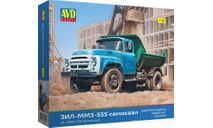 Авто в деталях. Кит ЗИЛ-ММЗ-555. 3504AVD, сборная модель автомобиля, 1:35, 1/35, AVD Models