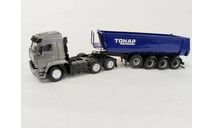 КАМАЗ 6460 с полуприцеп Тонар 9523, масштабная модель, scale43