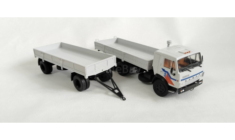 КамАЗ 53212 с прицепом ГКБ, масштабная модель, AVD Models, scale43