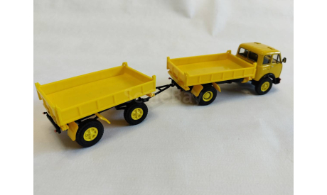 МАЗ 511 самосвал с прицепом, масштабная модель, Наш Автопром, scale43