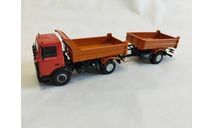 МАЗ 5551 самосвал с прицепом, масштабная модель, Автоистория (АИСТ), scale43