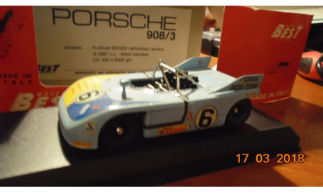 Porsche 908/3 - Best 1/43 ЦЕНА!!!, масштабная модель, scale43
