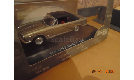 Fiat 2300 S Cabriolet 1962 1/43 Starline, масштабная модель, scale43