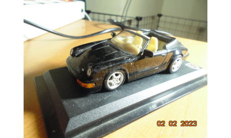 Porsche 911 carrera 4 cabriolet (964) - 1990 1/43 Altaya, масштабная модель, scale43