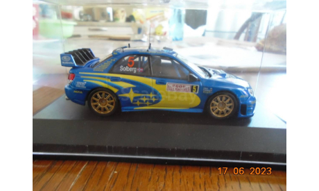 Subaru Impreza WRX STI #5 2006 Rally Monte Carlo 1/43 HPI Racing, масштабная модель, 1:43