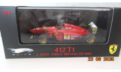 Ferrari 412 T1 - 1994 J. Alesi Great Britain GP 1/43 Hot Wheels Elite