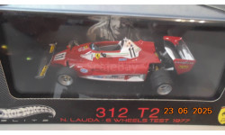 Ferrari 312T2 - 1977 N. Lauda 6 (six) wheels Test 1/43 Hot Wheels Elite