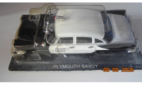 Plymouth Savoy - 1/43 DeAgostini, масштабная модель, Полицейские машины мира, Deagostini, scale43