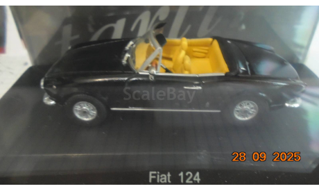 Fiat 124 spider - 1/43 Starline (чёрный), масштабная модель, scale43