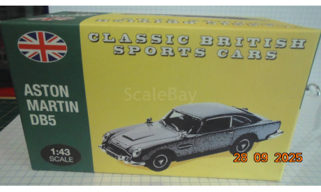 Aston Martin DB5 - 1/43 Classic British sport cars, масштабная модель, scale43
