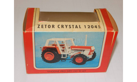 Трактор Zetor Crystal 12045 1989 год Раритет, масштабная модель, ЧССР, scale43