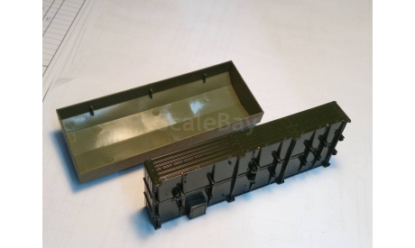 Кузов с тентом от КамАЗ-6350 ПАО ’КамАЗ’, масштабная модель, 1:43, 1/43