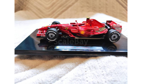 Ferrari F2007, масштабная модель, Hot Wheels Elite, scale43