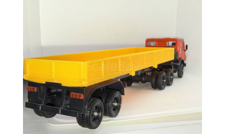 Камаз 5410 + полуприцеп ОдАЗ-9370. Элекон 1:43., масштабная модель, scale43