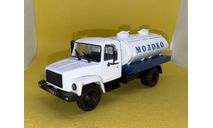 Горький-3307 (ГА3-3307) Г6-ОТА-4,2 (Молоко) (Автолегенды-грузовики №13) DeA, журнальная серия Автолегенды СССР (DeAgostini), ГАЗ, Автолегенды СССР журнал от DeAgostini, scale43