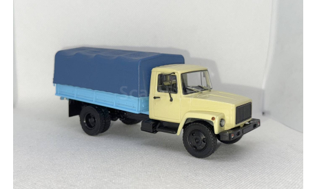 Горький-33073 (ГА3-33073) бортовой Аист. Кривая рама. 33073, масштабная модель, ГАЗ, Автоистория (АИСТ), scale43