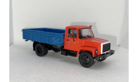 Горький-3309 (ГА3-3309) бортовой (DeAgostini) Автолегенды-грузовики №21, журнальная серия Автолегенды СССР (DeAgostini), ГАЗ, Автолегенды СССР журнал от DeAgostini, scale43