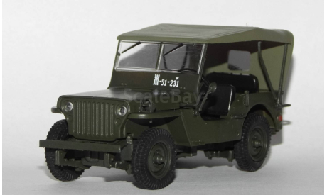 Willys MB/Ford GPW АЛ № 186 DeAgostini, журнальная серия Автолегенды СССР (DeAgostini), Автолегенды СССР журнал от DeAgostini, scale43