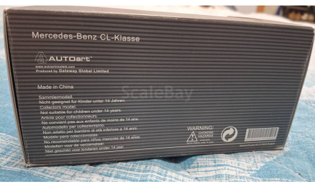Mercedes benz CL-Klasse (c216) Autoart, масштабная модель, Mercedes-Benz, scale43