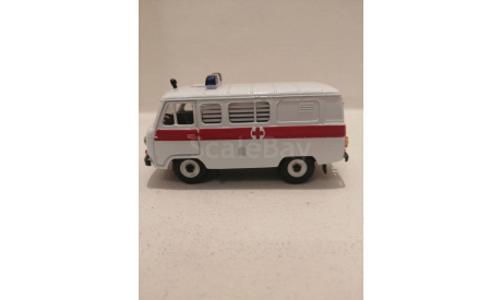 Уаз 39099 скорая помощь, масштабная модель, Агат/Моссар/Тантал, scale43