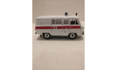 Уаз 39099 скорая помощь, масштабная модель, Агат/Моссар/Тантал, scale43