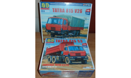 Tatra 815 комплект, сборная модель автомобиля, AVD Models, scale43