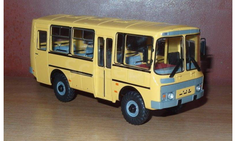 Автобус ПАЗ-3206 (доработан), масштабная модель, MODIMIO, scale43