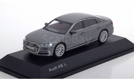 С 1 Рубля  Audi A8 L 2017, масштабная модель, iScale, scale43