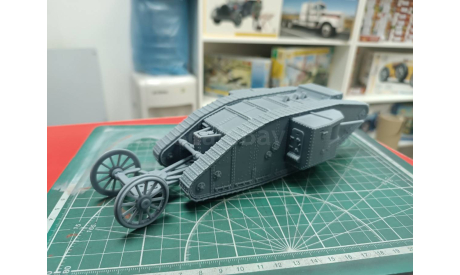 Британский танк Mark I 1:43 Смола 3D-печать, масштабные модели бронетехники, scale43