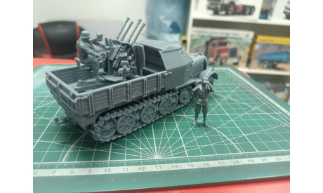 Sd.Kfz.7-1 - 20mm Flakvierling 38 1:43 Смола 3D-печать, масштабные модели бронетехники, МИ, scale43