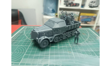 Sd.Kfz.7-1 - 20mm Flakvierling 38 1:43 Смола 3D-печать, масштабные модели бронетехники, МИ, scale43